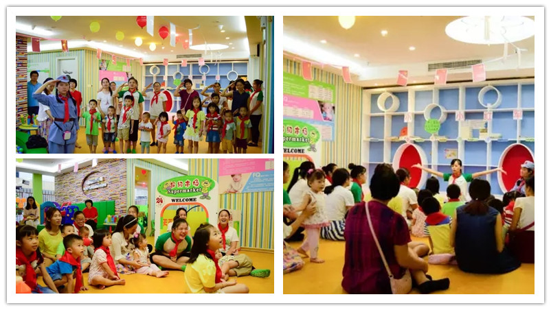 BBunion国际早教惠东中心活动花絮：小小红军行