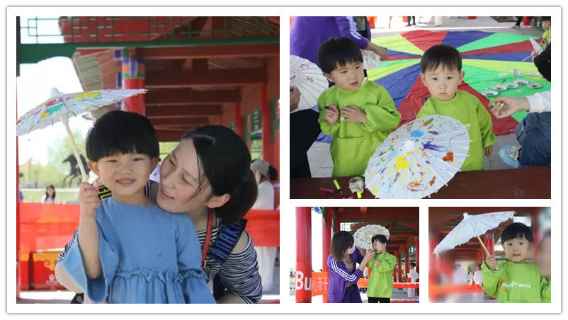 BBunion国际早教鄂尔多斯中心：亲子DIY油纸伞